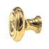 Belwith Keeler Period Brass 1 1/4" Ringed Solid Brass Cabinet Knob P9153