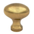 Keeler Power & Beauty Sherwood Antique Brass Oval Smooth 1 1/4" Solid Brass Cabinet Knob P9175-07