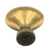 Keeler Power & Beauty Sherwood Antique Brass Oval Smooth 1 1/4" Solid Brass Cabinet Knob P9175-07