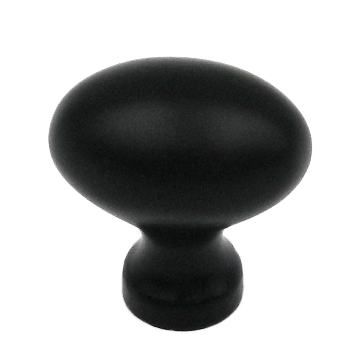 Keeler Power & Beauty Oil-Rubbed Bronze Oval Smooth 1 1/4" Solid Brass Cabinet Knob P9175-10B