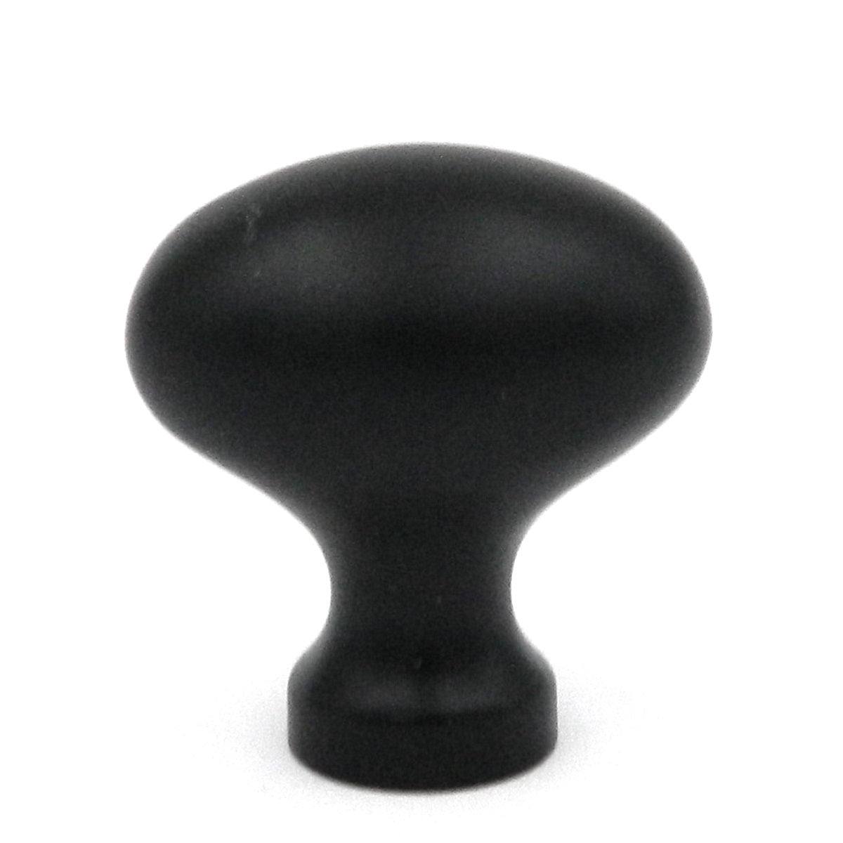 Keeler Power & Beauty Oil-Rubbed Bronze Oval Smooth 1 1/4" Solid Brass Cabinet Knob P9175-10B