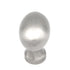 Keeler Power & Beauty Satin Nickel Oval Smooth 1 1/4" Solid Brass Cabinet Knob P9175-15