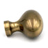 Keeler Power & Beauty Sherwood Antique Brass Oval Smooth 1 3/8" Solid Brass Cabinet Knob P9176-07