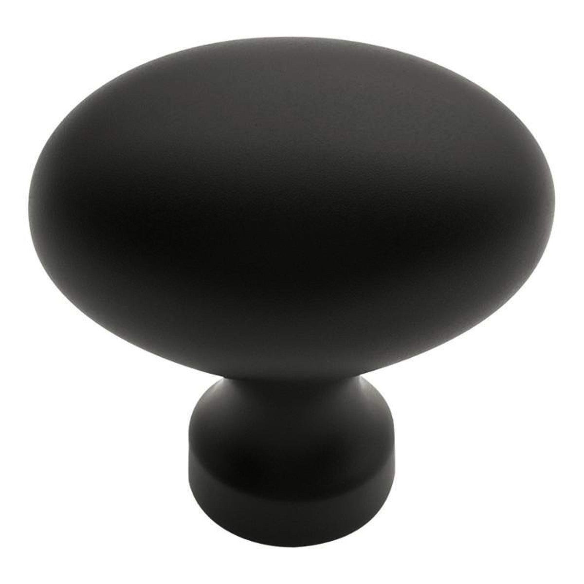 Keeler Power & Beauty Oil-Rubbed Bronze Oval Smooth 1 3/8" Solid Brass Cabinet Knob P9176-10B