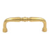 Keeler Power & Beauty Polished Brass Cabinet 3"cc Handle Pull P9719