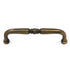 Hickory Hardware Power & Beauty Satin Dover P9720-9013 3 1/2"cc Solid Brass Ornate Cabinet Handle Pull