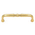 Keeler Power & Beauty Polished Brass Cabinet 3 1/2"cc Handle Pull P9720