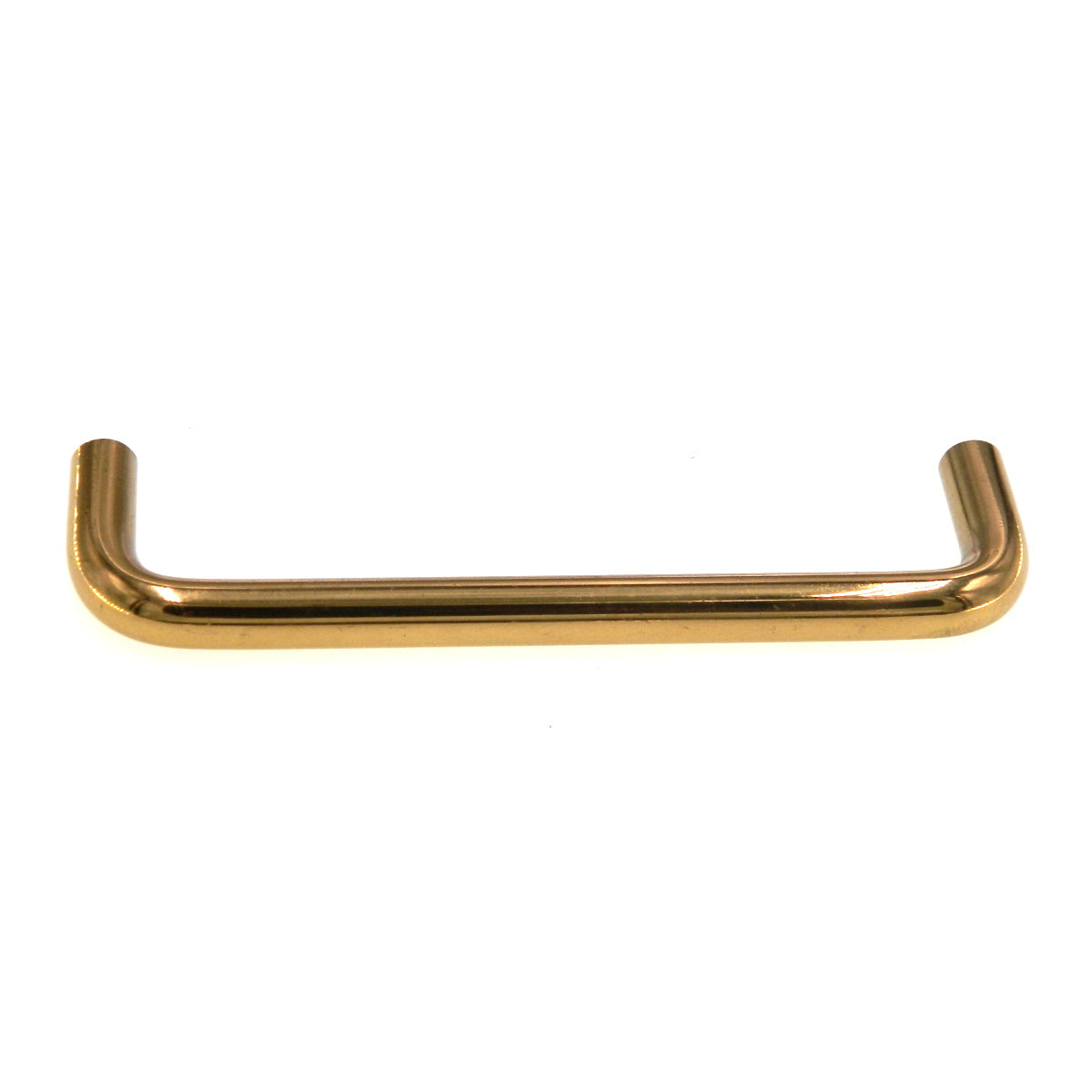 Belwith Manor House P9728 Polished Brass 4" CTC Cabinet Wire Pull Handle