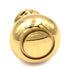 Keeler Manor House Polished Brass Round Sleek 1 1/4" Solid Brass Cabinet Knob P9745