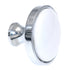 Hickory Hardware Milan Chrome Finished Solid Brass and White Porcelain 1 1/4" Cabinet Knob P9821-W