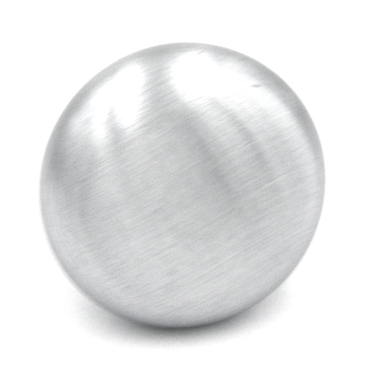 Keeler Period Brass Satin Chrome Round Smooth 1 1/4" Solid Brass Cabinet Knob P9971-26D