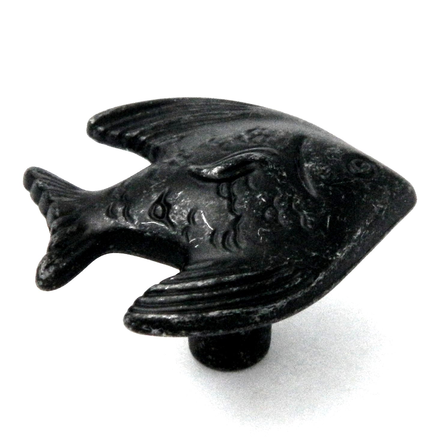 Hickory Hardware South Seas Vibra Pewter Round Angel Fish 1 3/8" Cabinet Knob PA0115-VP