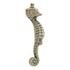 Hickory Hardware South Seas Antique Mist Sea Horse Cabinet3"cc Handle Pull PA0122-AM