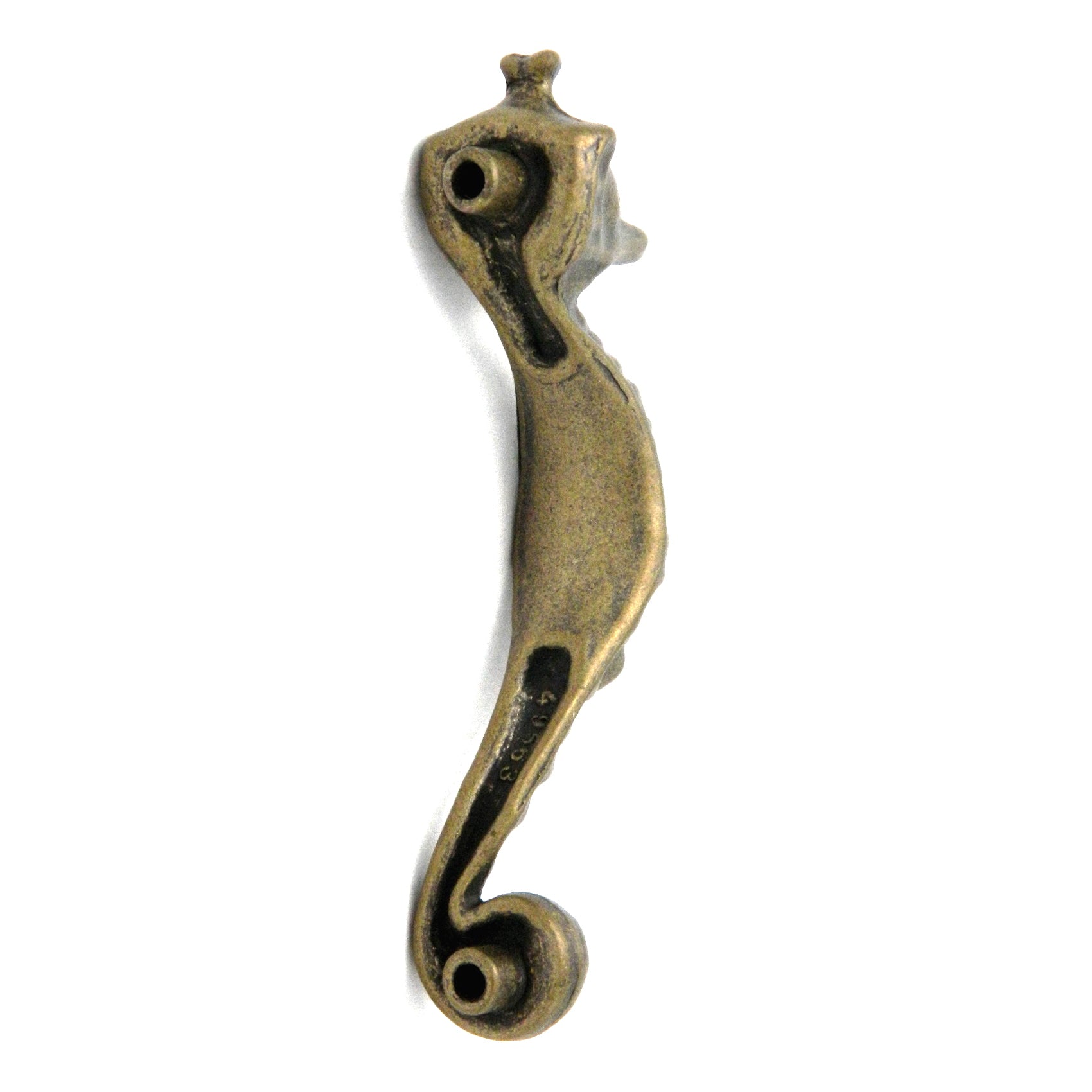 Hickory Hardware South Seas Antique Mist Sea Horse Cabinet3"cc Handle Pull PA0122-AM