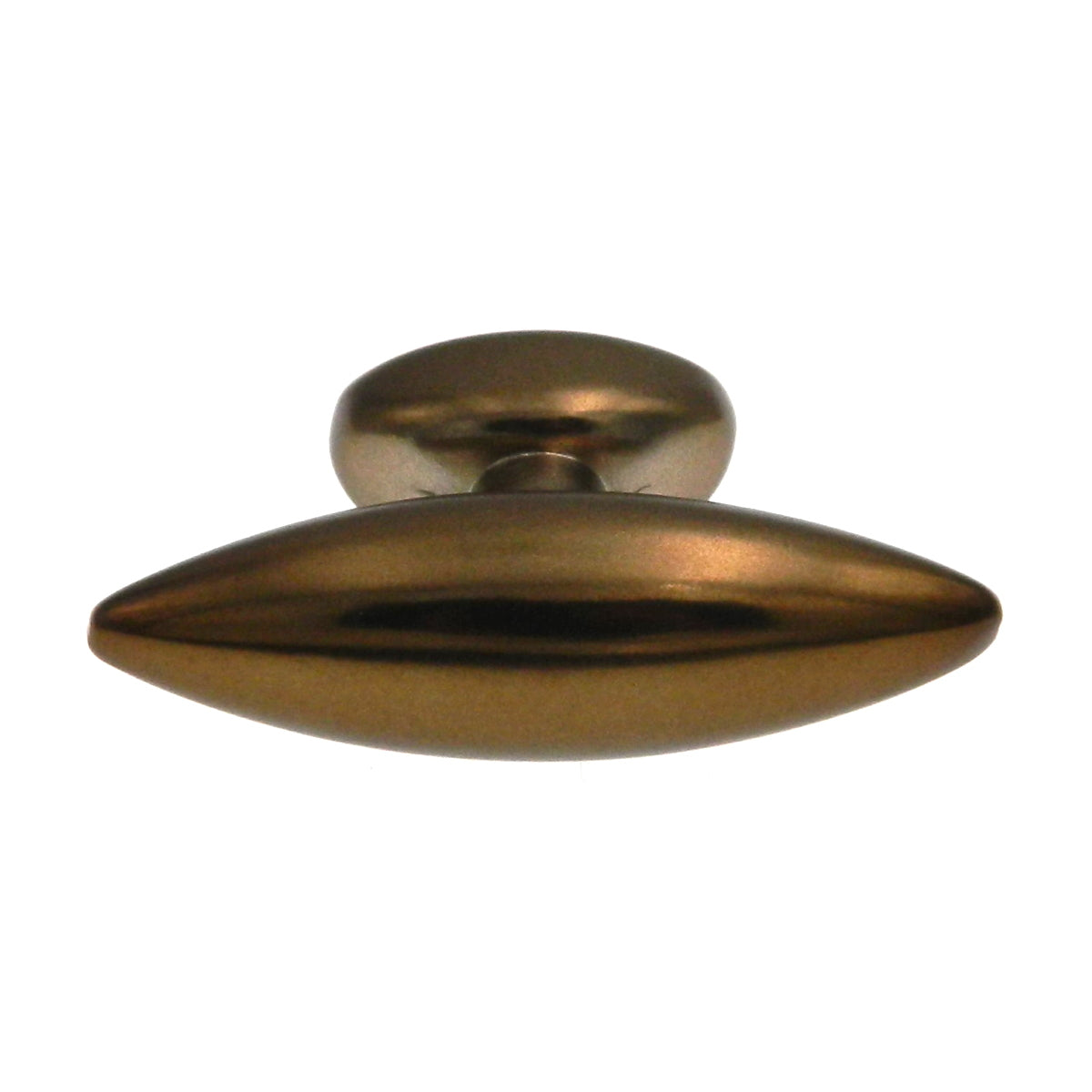 Hickory Hardware Metropolis Venetian Bronze Oval Smooth 1 1/2" Cabinet Knob PA0211-VBZ