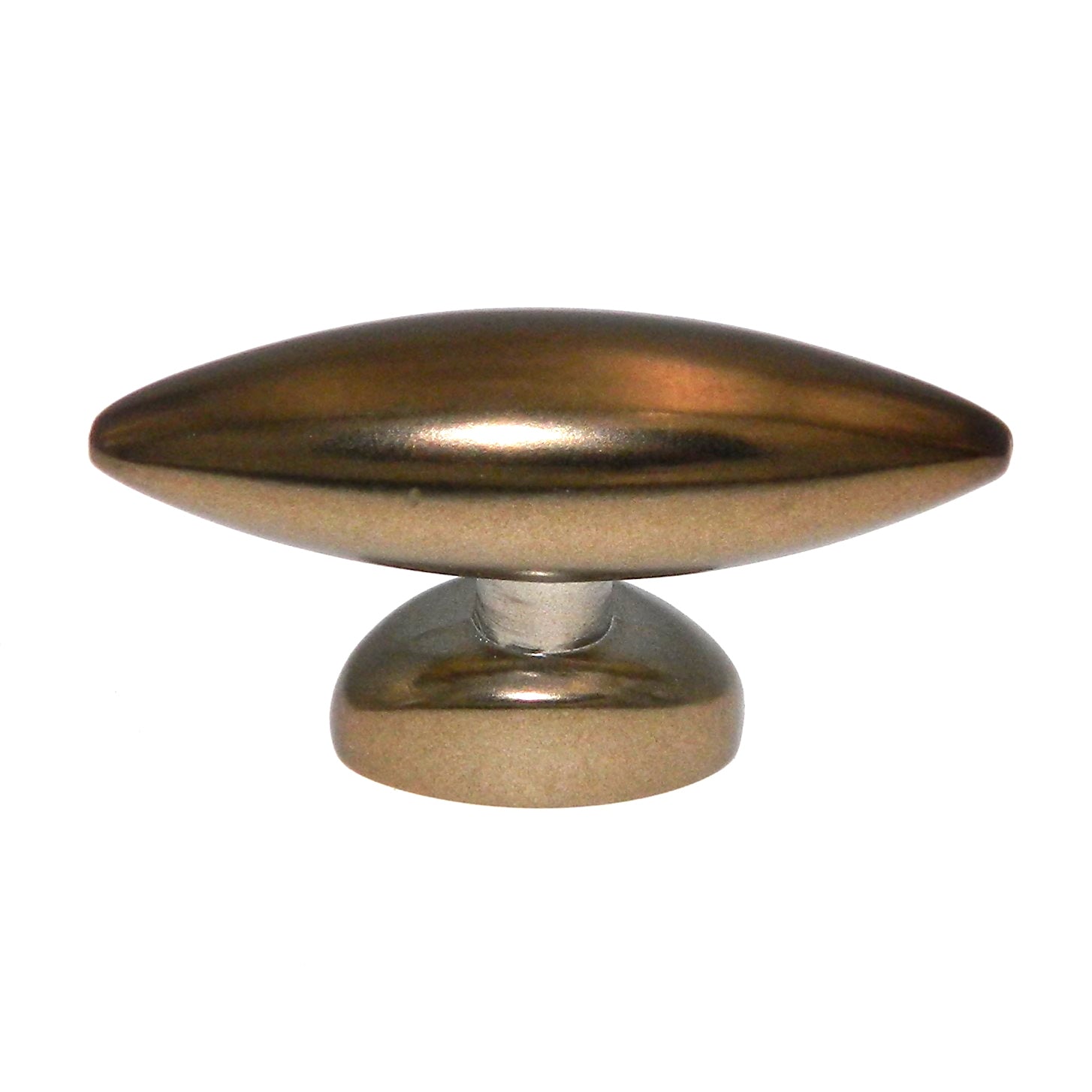 Hickory Hardware Metropolis Venetian Bronze Oval Smooth 1 1/2" Cabinet Knob PA0211-VBZ