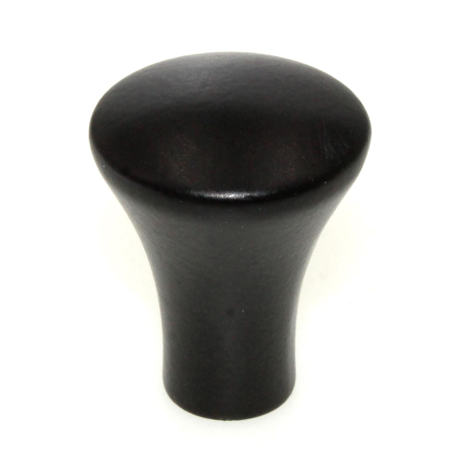 Belwith Metropolis 1" Fluted Cabinet Knob Matte Black PA0213-MB