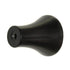 Belwith Metropolis 1" Fluted Cabinet Knob Matte Black PA0213-MB