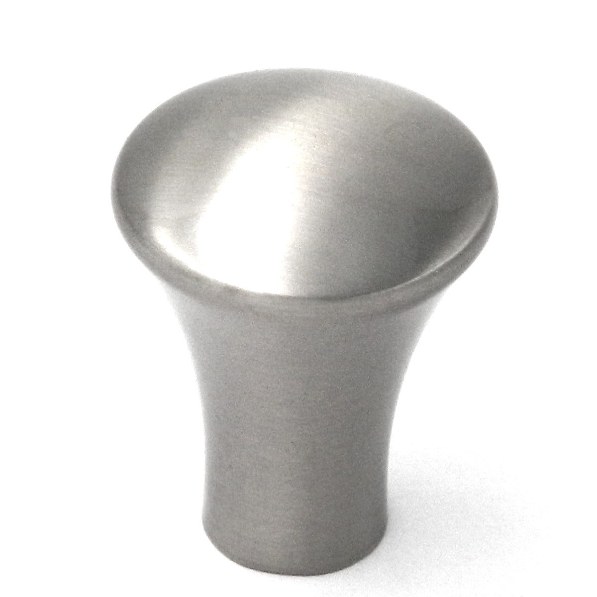 Hickory Hardware Metropolis 1" Round Conical Fluted Knob Satin Nickel PA0213-SN