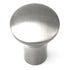 Hickory Hardware Metropolis 1" Round Conical Fluted Knob Satin Nickel PA0213-SN