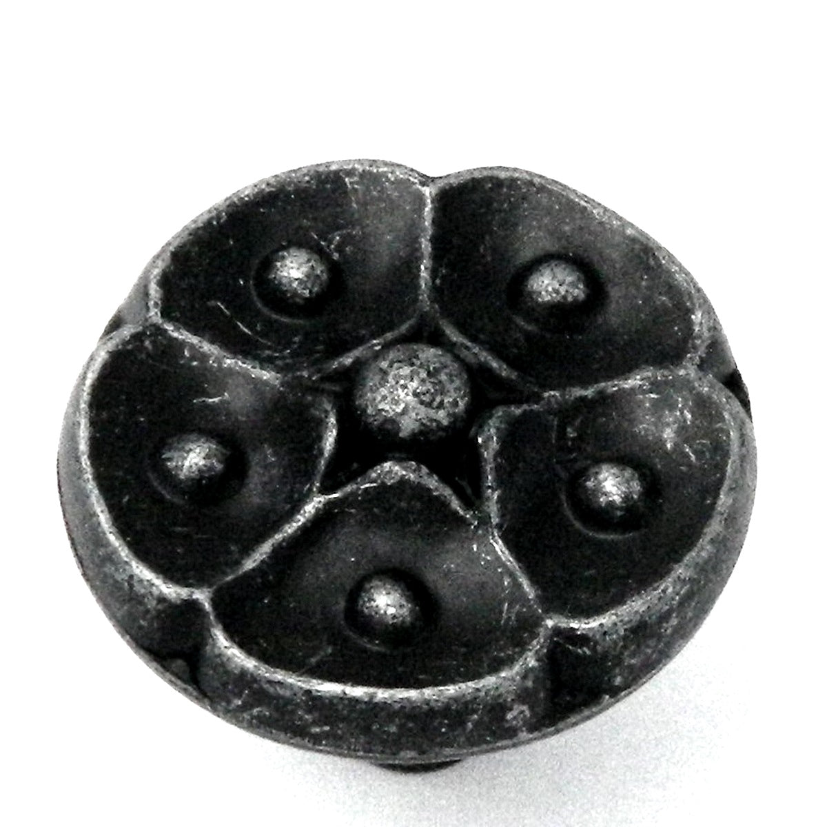 Hickory Hardware Blackmore Vibra Pewter 1 1/4" Flower Cabinet Knob Pull PA0611-VP