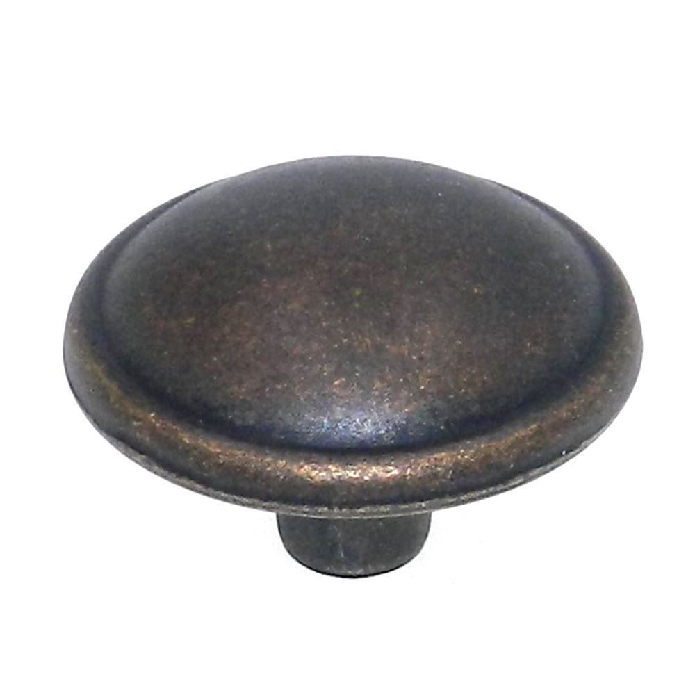 Hickory Hardware Oxford Windover Antique 1 1/4" Round Cabinet Knob PA1213-WOA