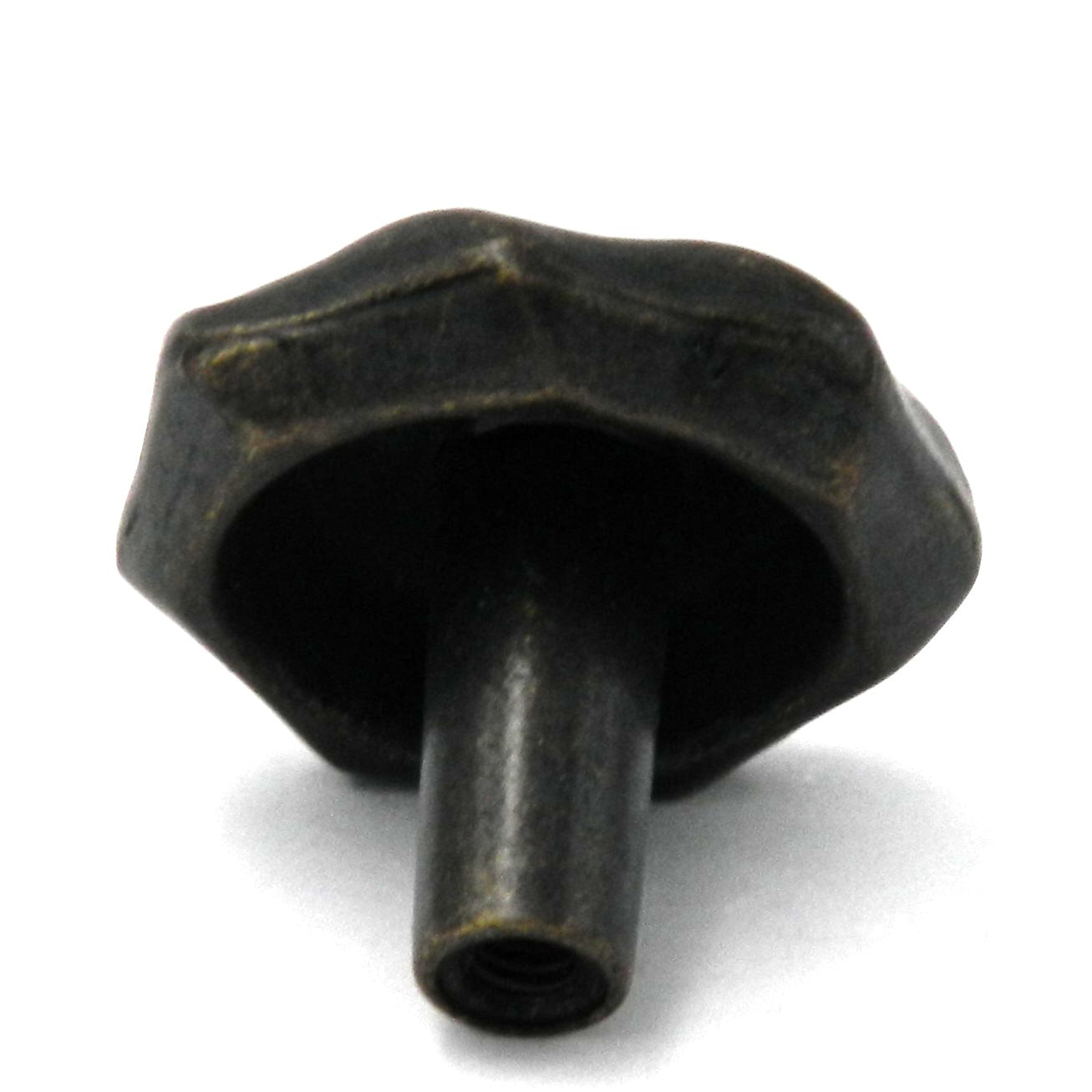 Hickory Hardware Charleston Blacksmith Windover Antique 1 1/4" Flower Knob Pull PA1312-WOA