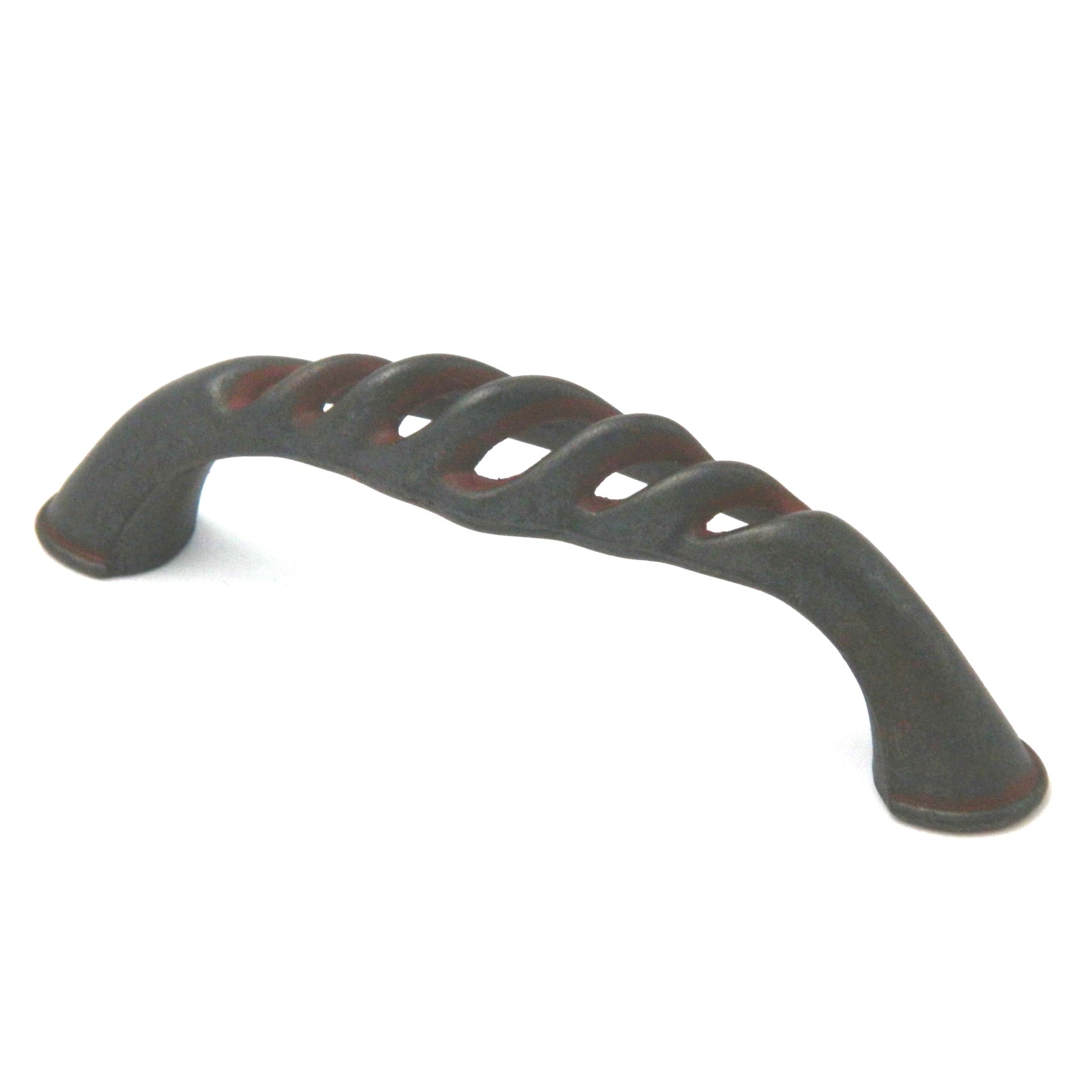 Hickory Hardware Charleston Blacksmith Rustic Iron 3"cc Cabinet Handle Pull PA1321-RI