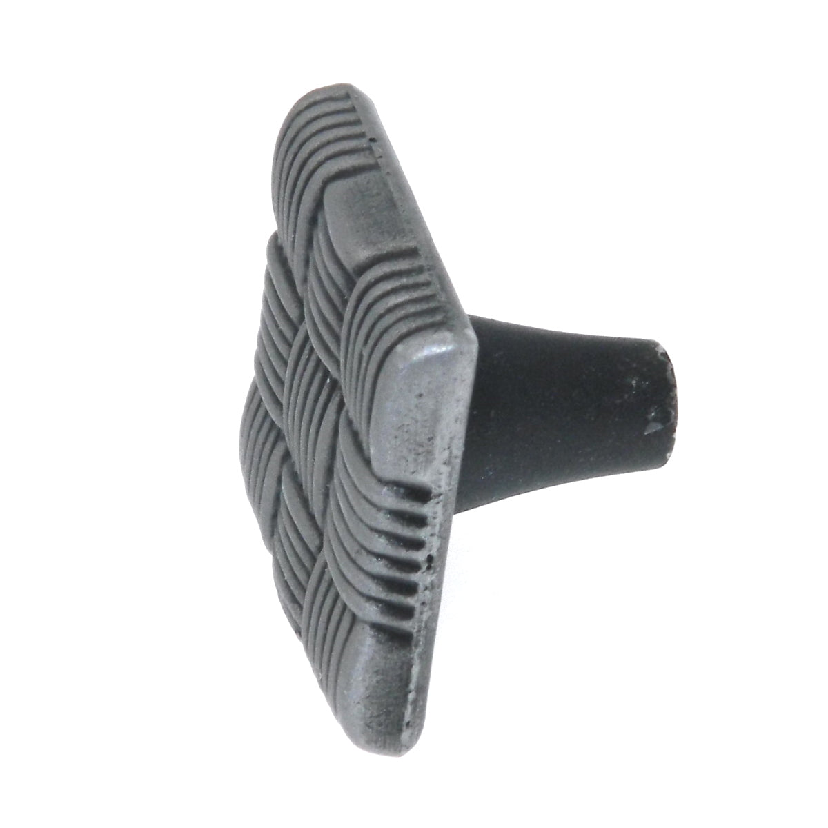 Hickory Hardware Tapiz de peltre envejecido, 1 1/8 pulgadas, tejido de cesta, perilla para gabinete PA1411-AP