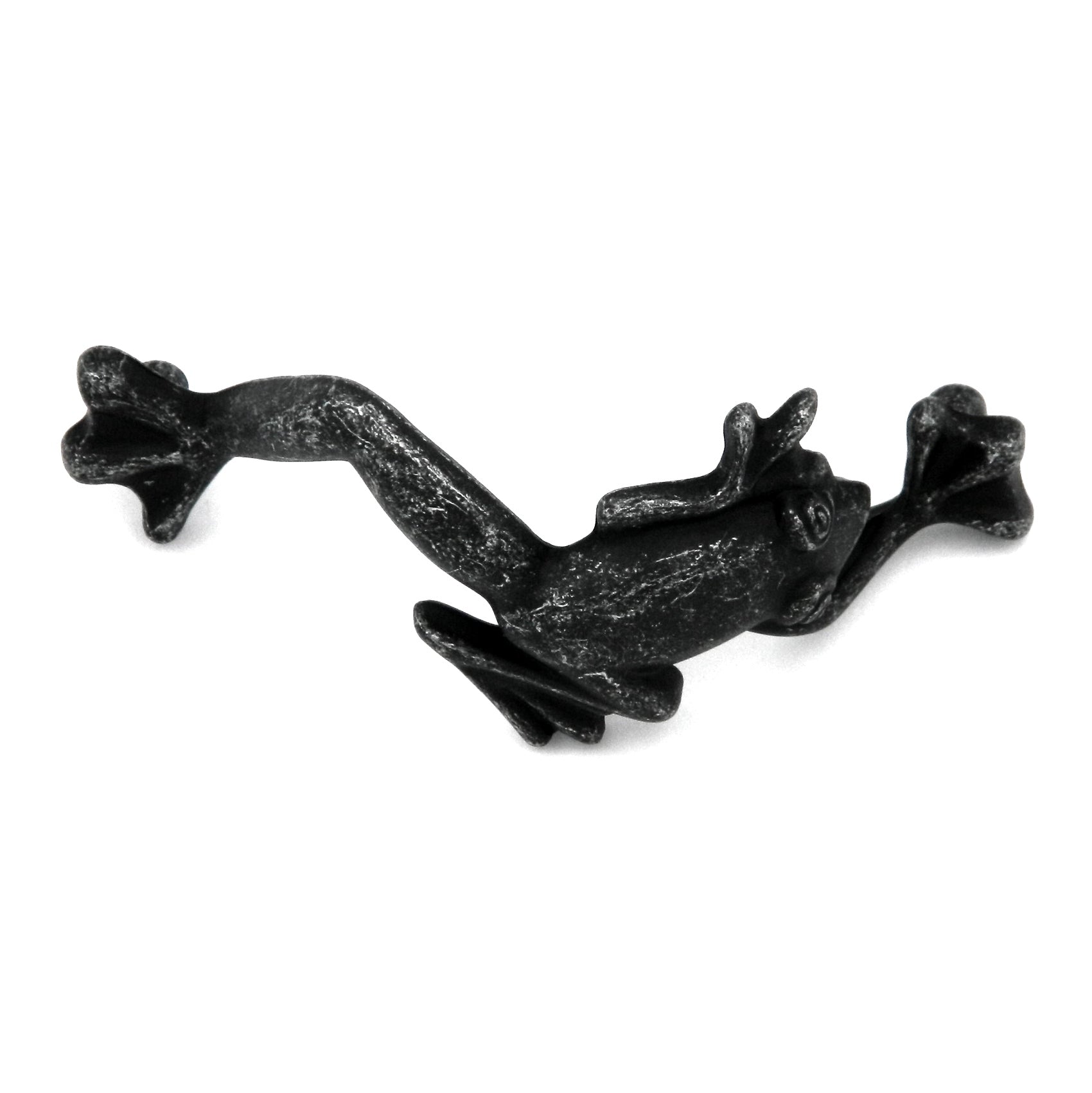 Hickory Rainforest 3"cc Vibra Pewter Frog Cabinet Handle Pull PA1521-VP