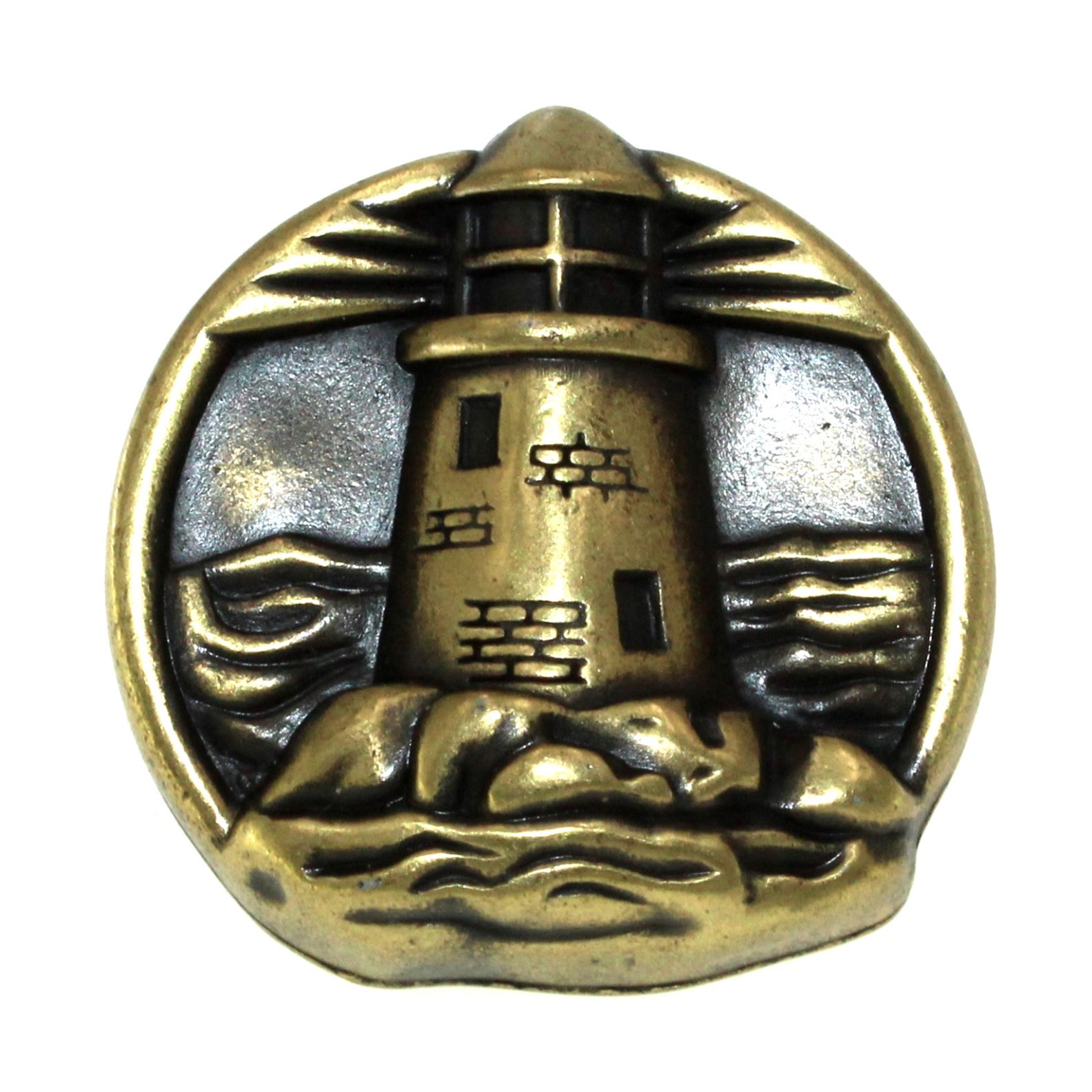 Themed PA1811-WA – Lighthouse Knob Windsor Antique 1 1/2" South Seas