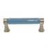 Betsy Fields Design Brushed Pewter Blue Ceramic Center 3" Ctr. Pull PBF455Y-SYB