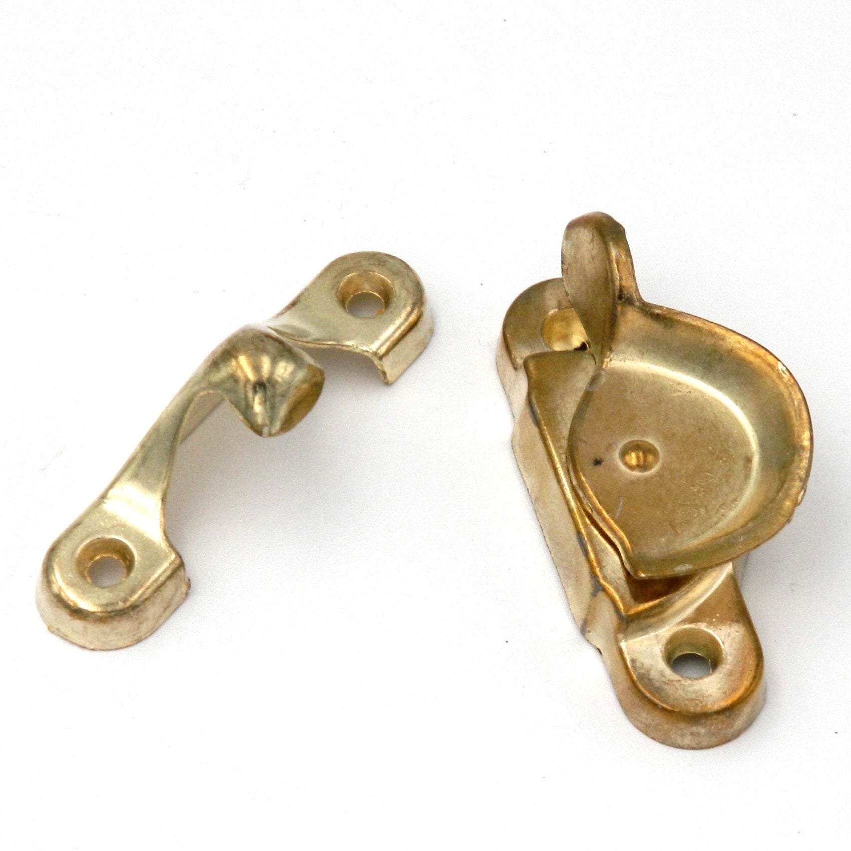 Polished Brass Sash Window Lock and Screws PBH0248 Belwith Hickory Hardware