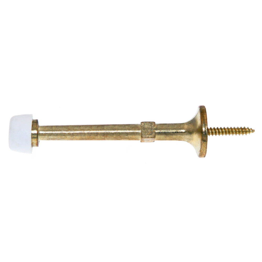 Hickory Hardware 2-7/8" Bright Brass Solid Doorstop PBH0254