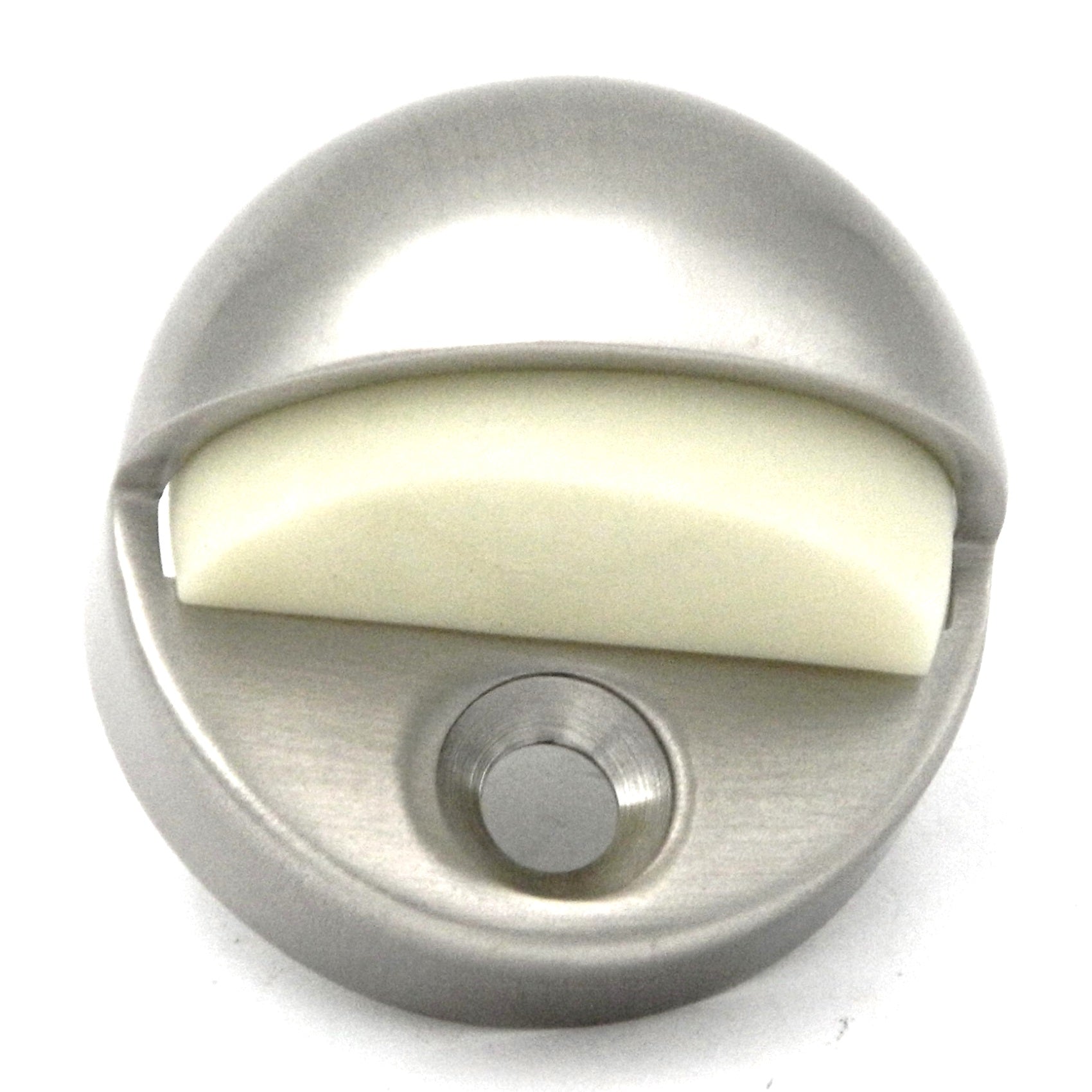 Hickory PBH3014-SC Satin Nickel Solid Brass High-Profile Dome Floor Doorstop