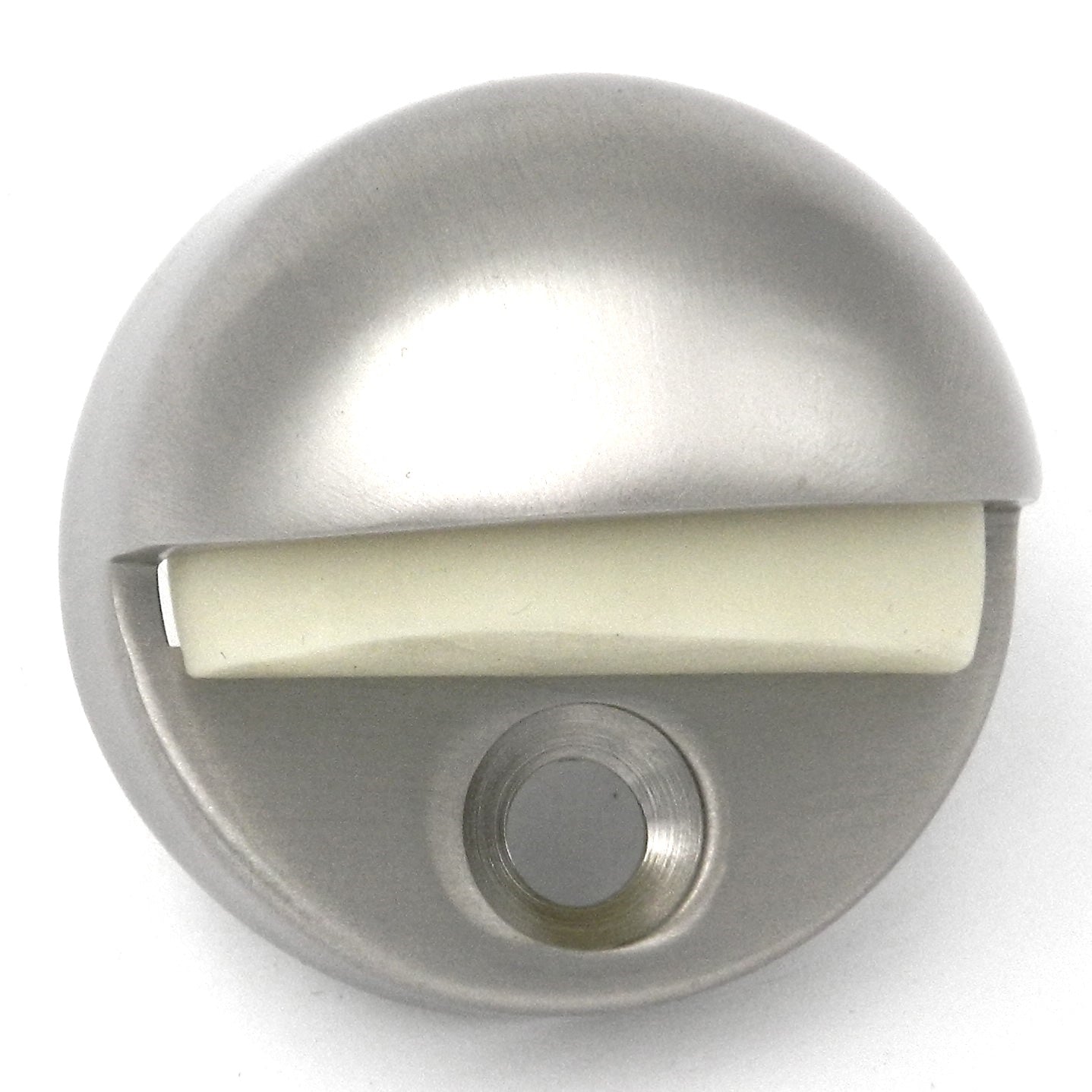 Hickory PBH3014-SC Satin Nickel Solid Brass High-Profile Dome Floor Doorstop