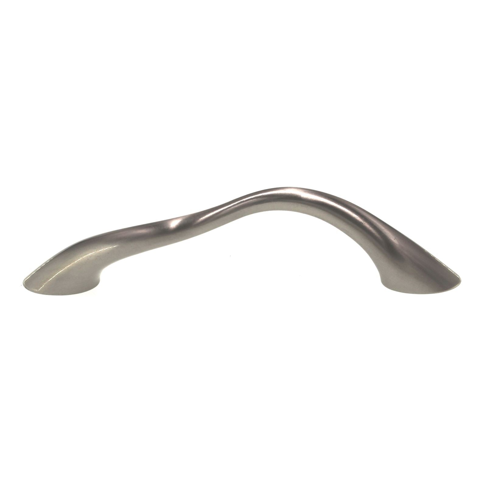 Liberty Fusilli Satin Nickel 3 3/4" (96mm) Ctr. Wavy Cabinet Arch Pull PN0415-SN