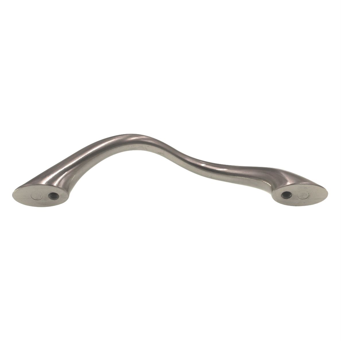 Liberty Fusilli Satin Nickel 3 3/4" (96mm) Ctr. Wavy Cabinet Arch Pull PN0415-SN