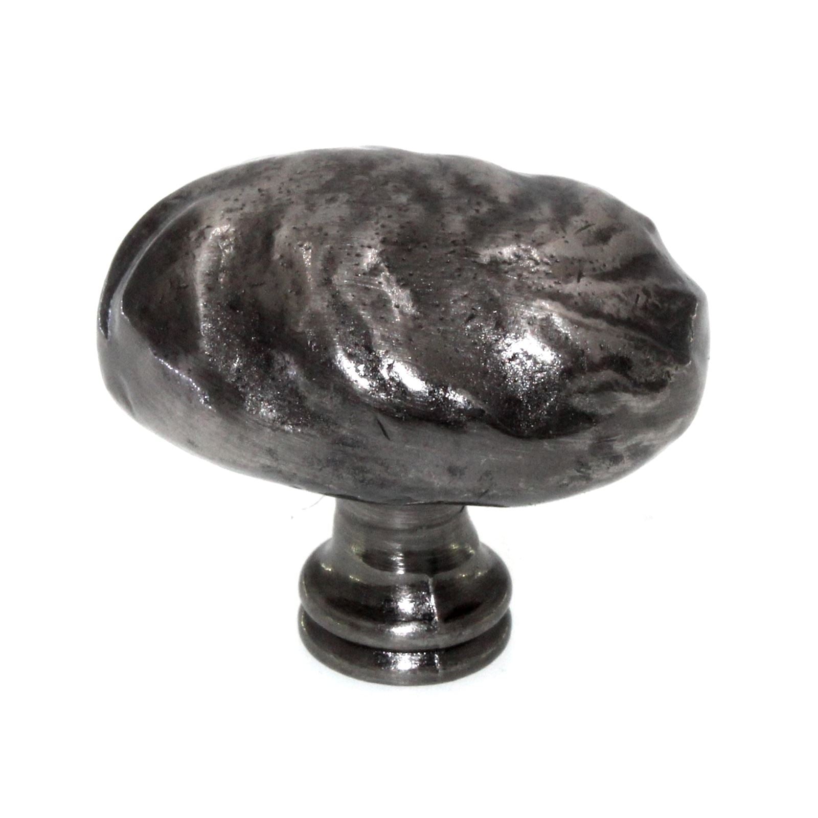 Liberty Rustique 1 5/8" Oval Weathered Cabinet Knob Antique Pewter PN1330-AP