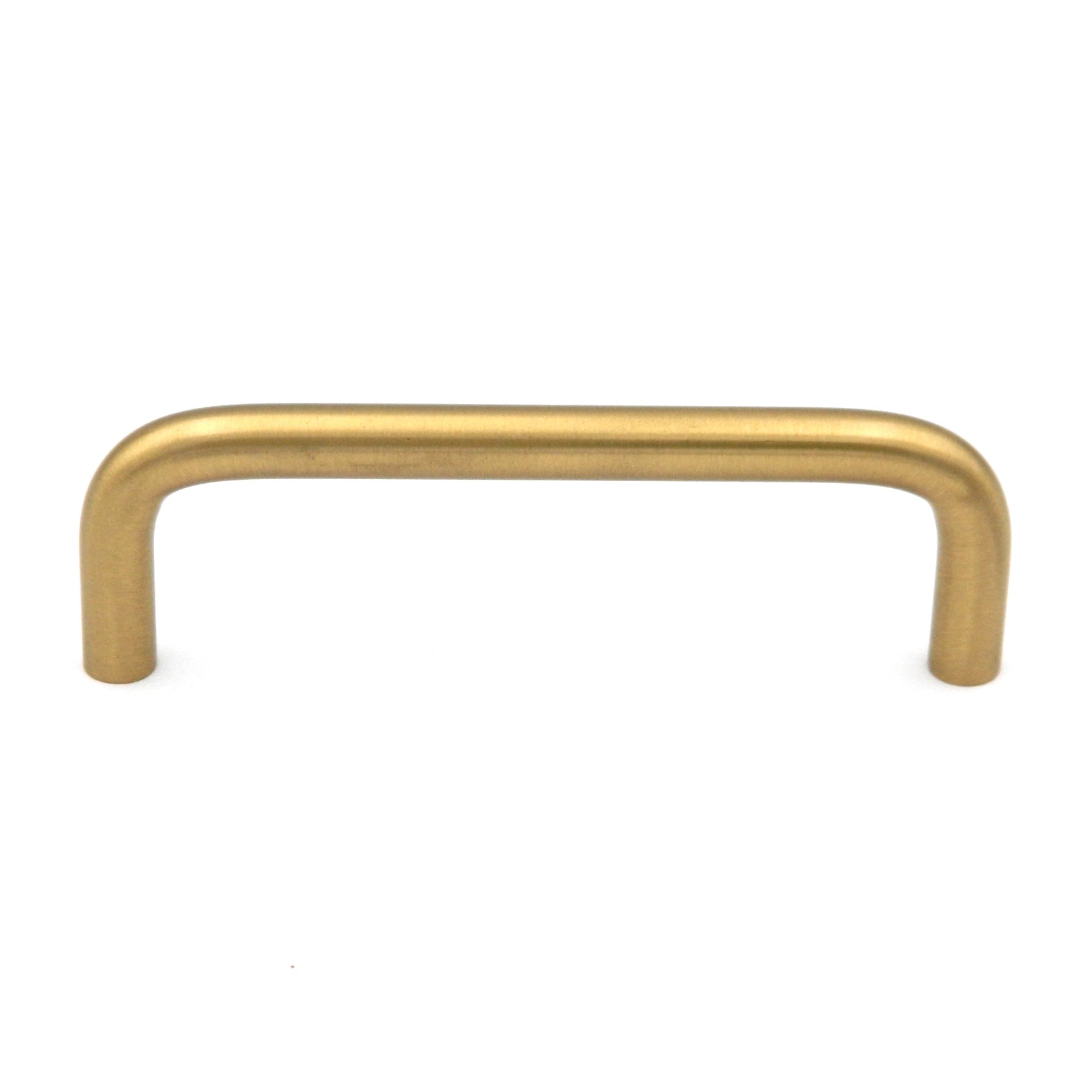 Hickory Wire Pulls 3 1/2"cc Satin Brass Cabinet Wire Pull PW354-04