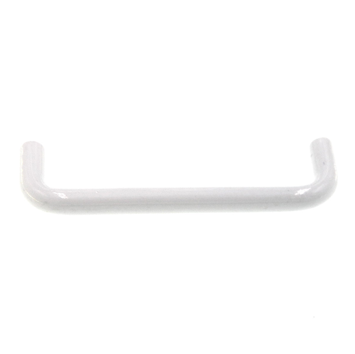 Belwith Midway White Smooth 3 1/2" Ctr. Cabinet Wire Pull Handle PW354-24