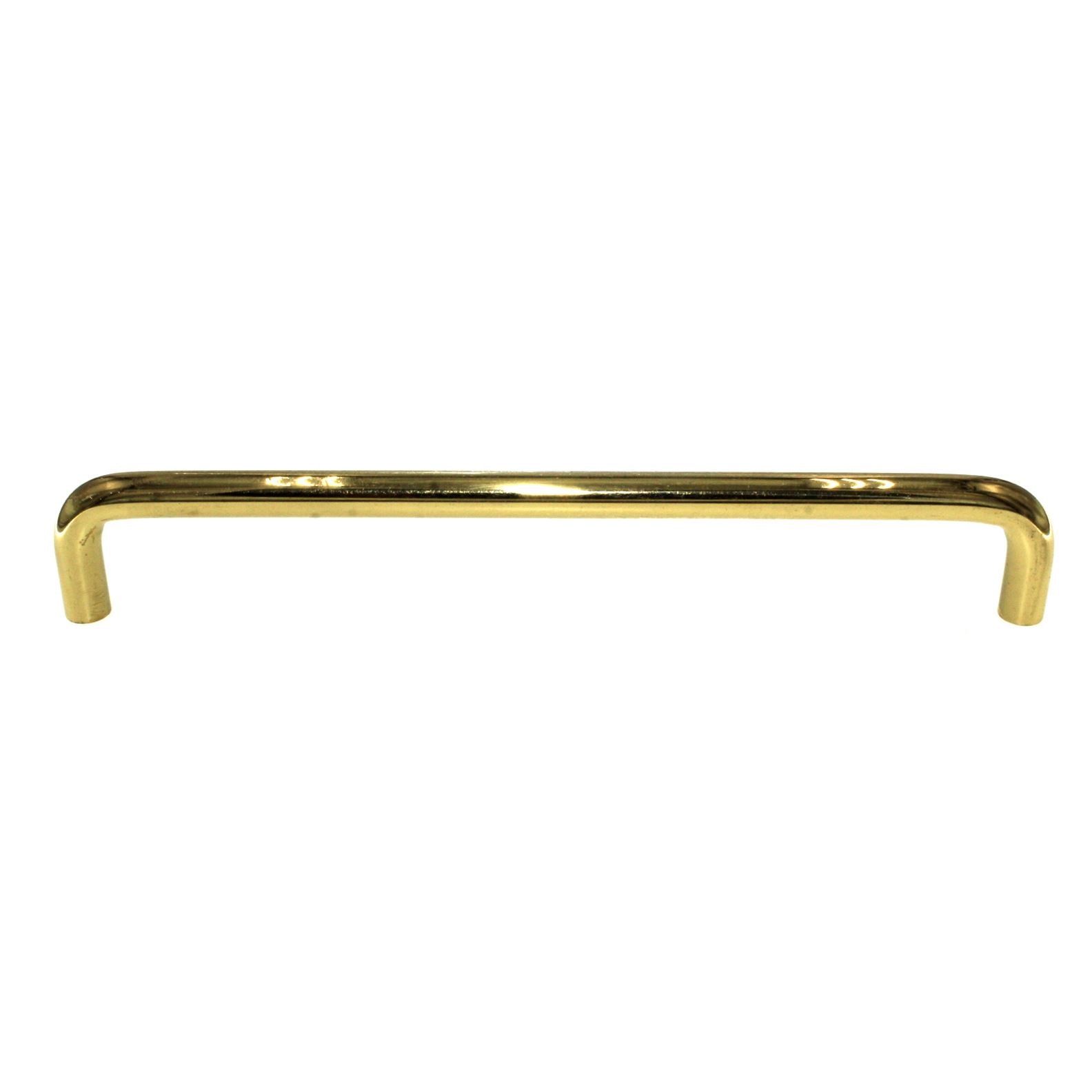 Belwith Wire Pulls Polished Brass 7 1/2" (192mm) Ctr. Cabinet Pull PW398-3