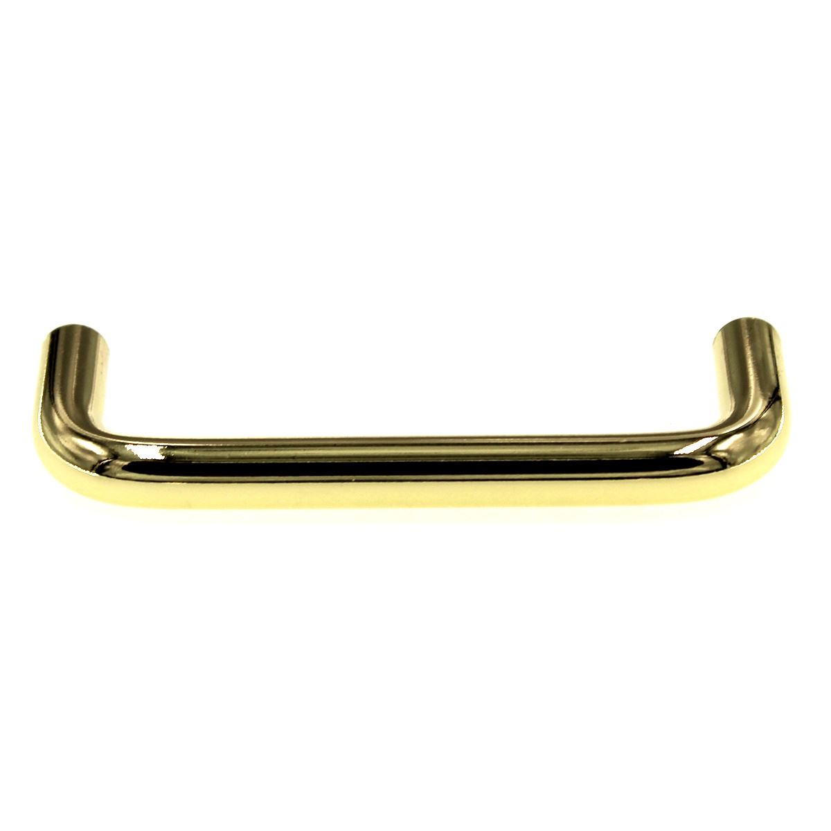 Hickory Hardware Wire Pulls 3" Ctr Cabinet Pull Polished Brass PW553-PB