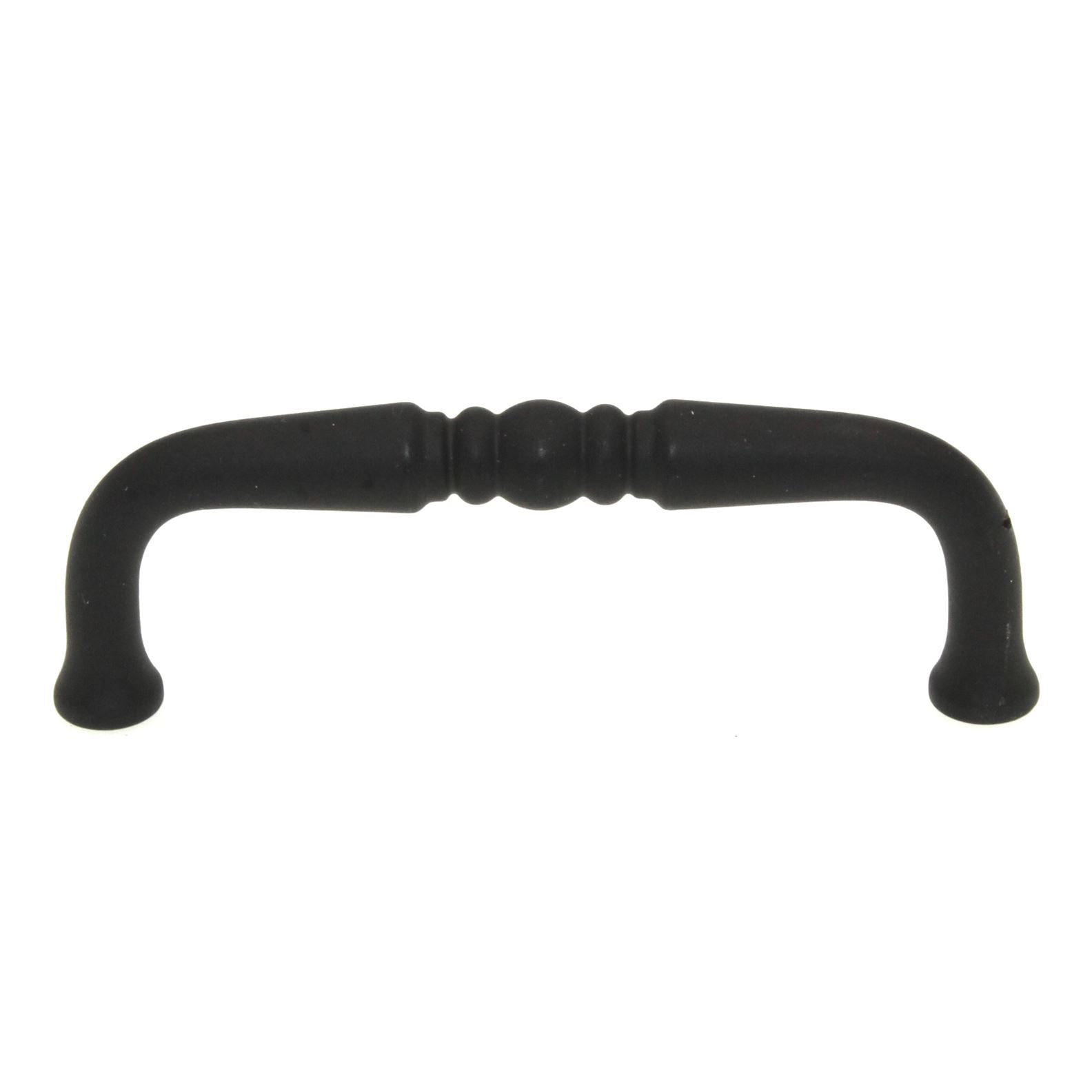 Keeler Power & Beauty Wrought Iron Black 3" Ctr. Cabinet Arch Pull Q769-19