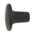 Acorn Manufacturing Rough Small 1" Hammered Cabinet Knob Matte Black RPFBP