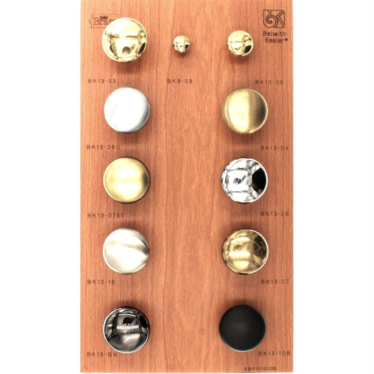 20 Pack Belwith Keeler Period Brass 1 1/4" Satin Nickel Round Smooth Solid Brass Cabinet Knob BK13-15