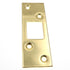 Warwick Heavy Duty Door Deadbolt Security Strike Plate, Polished Brass SH1001PB