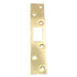 Warwick Door Deadbolt Security Strike Plate Reinforcer, Polished Brass SH1003PB