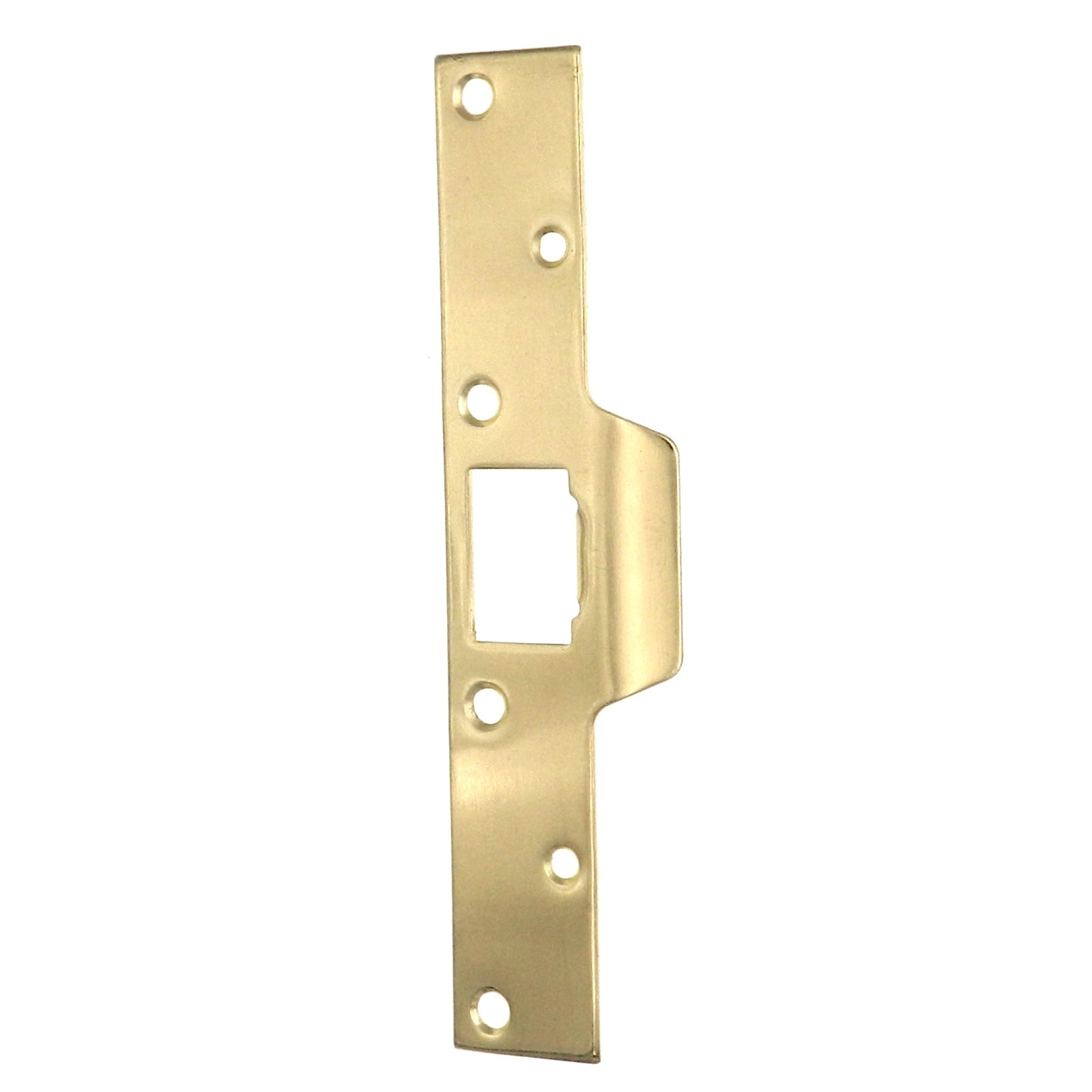 Warwick Heavy Duty Security Latch Strike Plate, Polished Brass SH1004PB