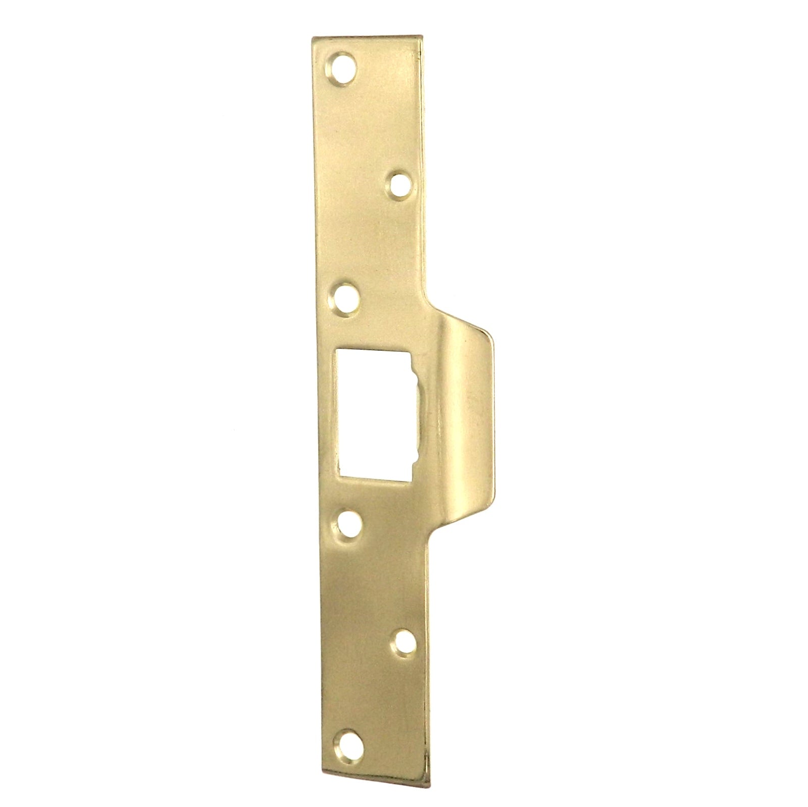 Warwick Heavy Duty Security Latch Strike Plate, Polished Brass SH1004PB